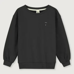 kids dropped shoulder sweater - nearly black