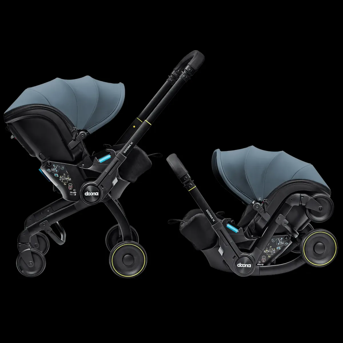 doona X autostoel & kinderwagen - ocean blue - Afbeelding 2